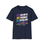 No Helmets No Phones T-Shirt