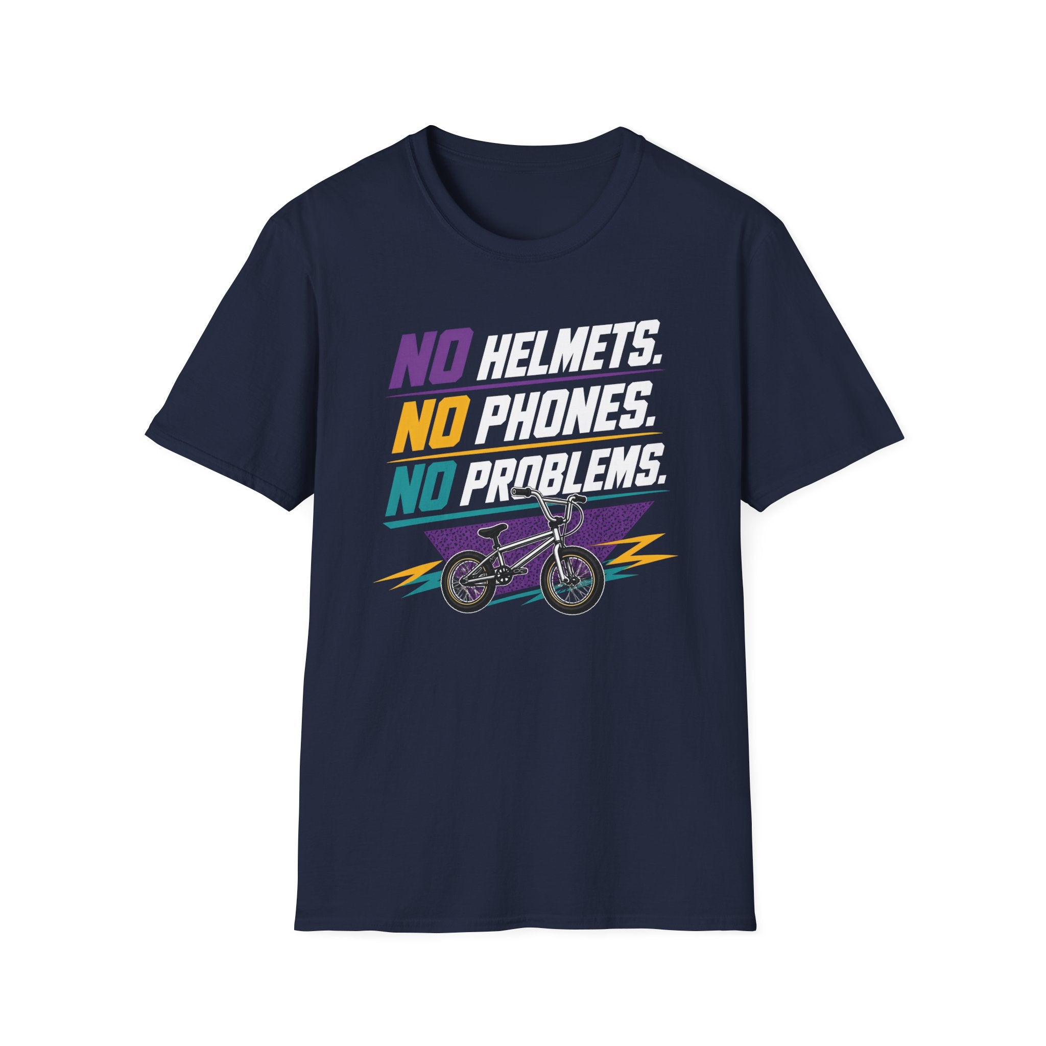No Helmets No Phones T-Shirt