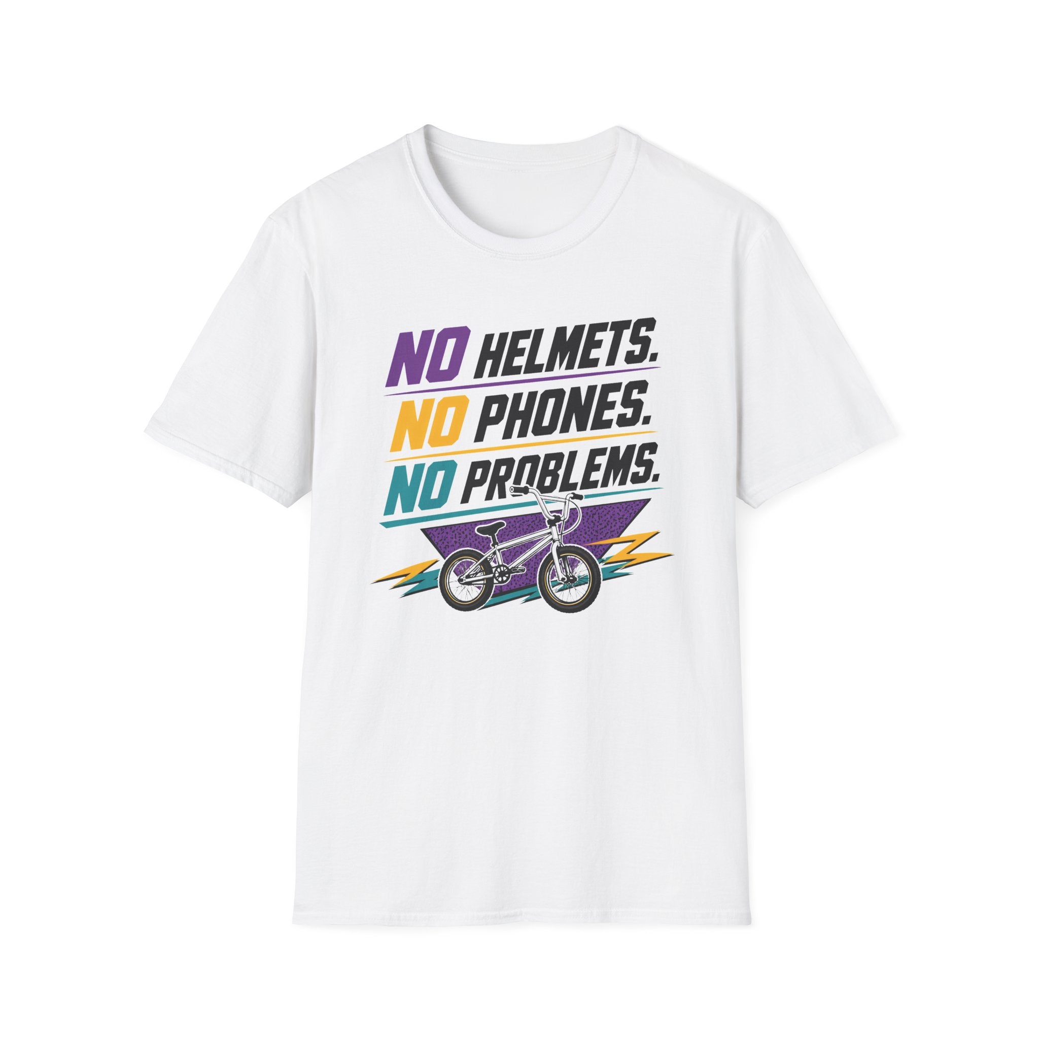 No Helmets No Phones T-Shirt