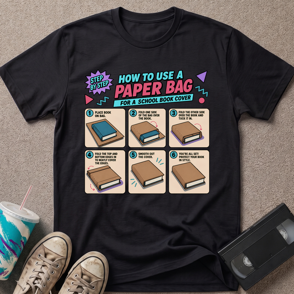 Paper Bag Book Cover T-Shirt