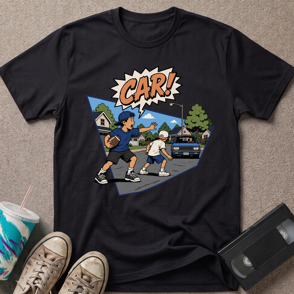 Kid Yells Car 4 T-Shirt