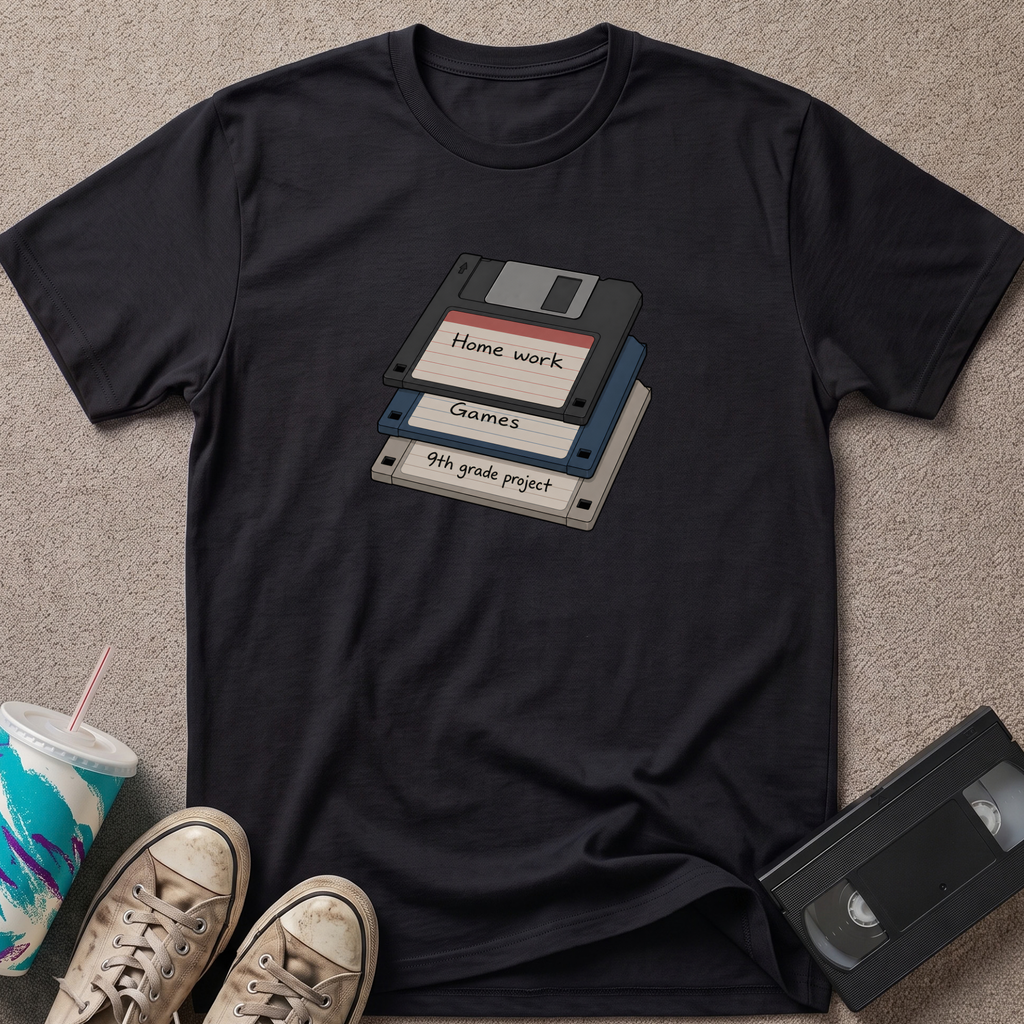3 Floppy Disk T-Shirt