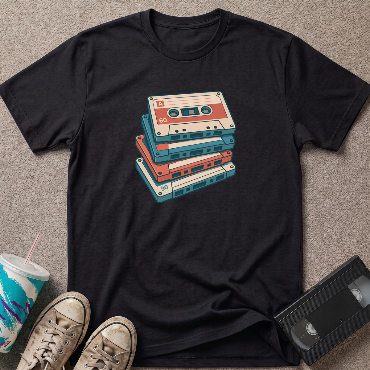 Stacked Cassettes T-Shirt