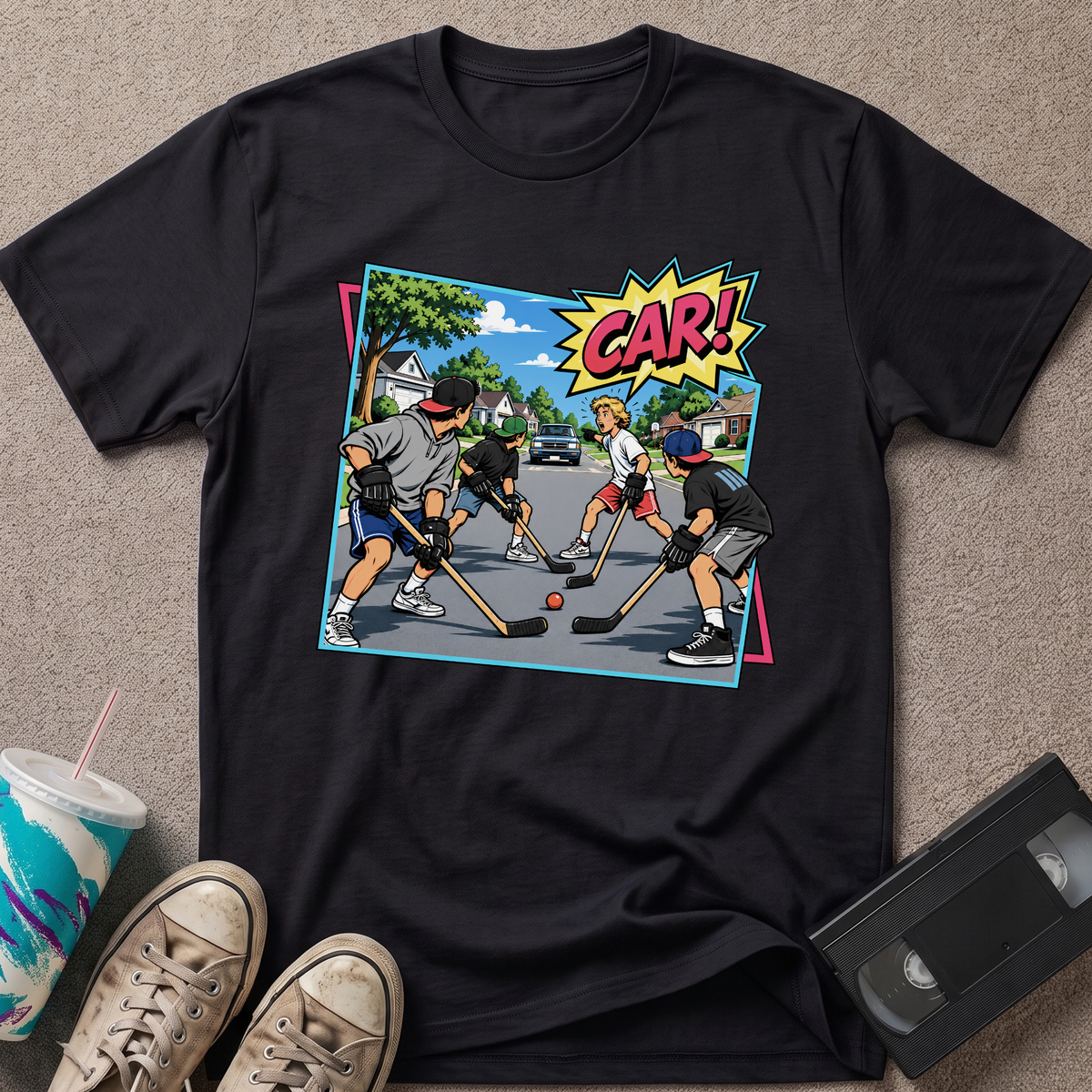 Kid Yells Car 3 T-Shirt