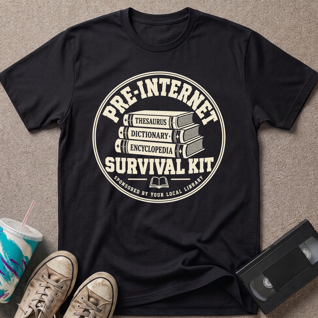 Pre-Internet Kit Badge T-Shirt
