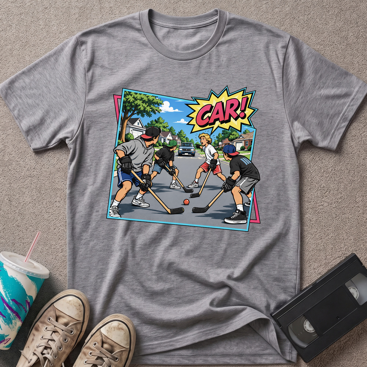 Kid Yells Car 3 T-Shirt