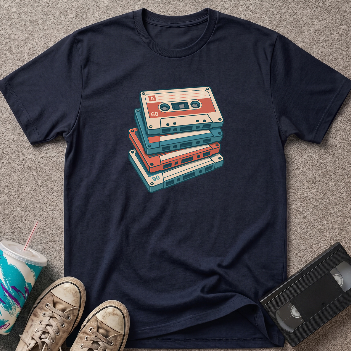 Stacked Cassettes T-Shirt
