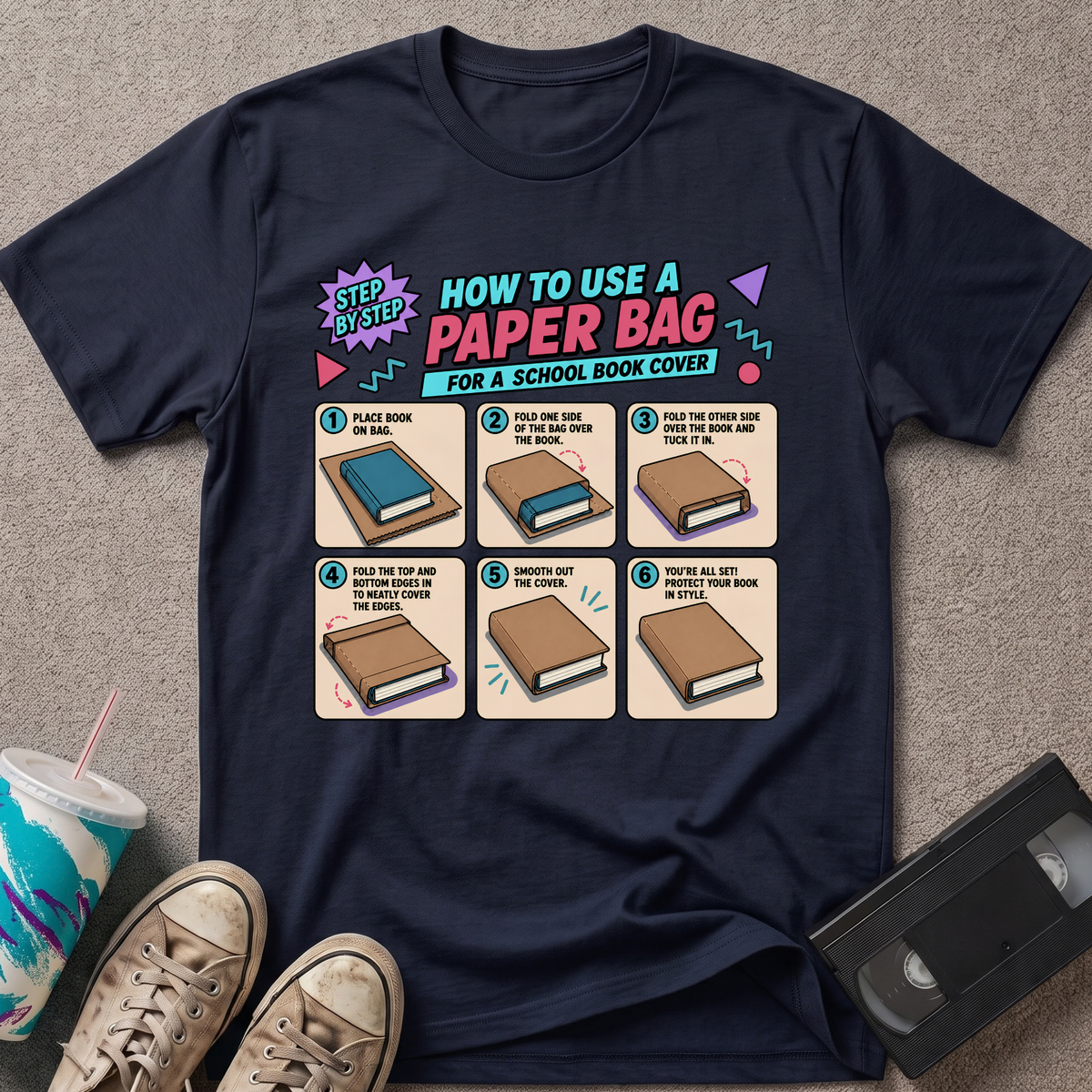 Paper Bag Book Cover T-Shirt