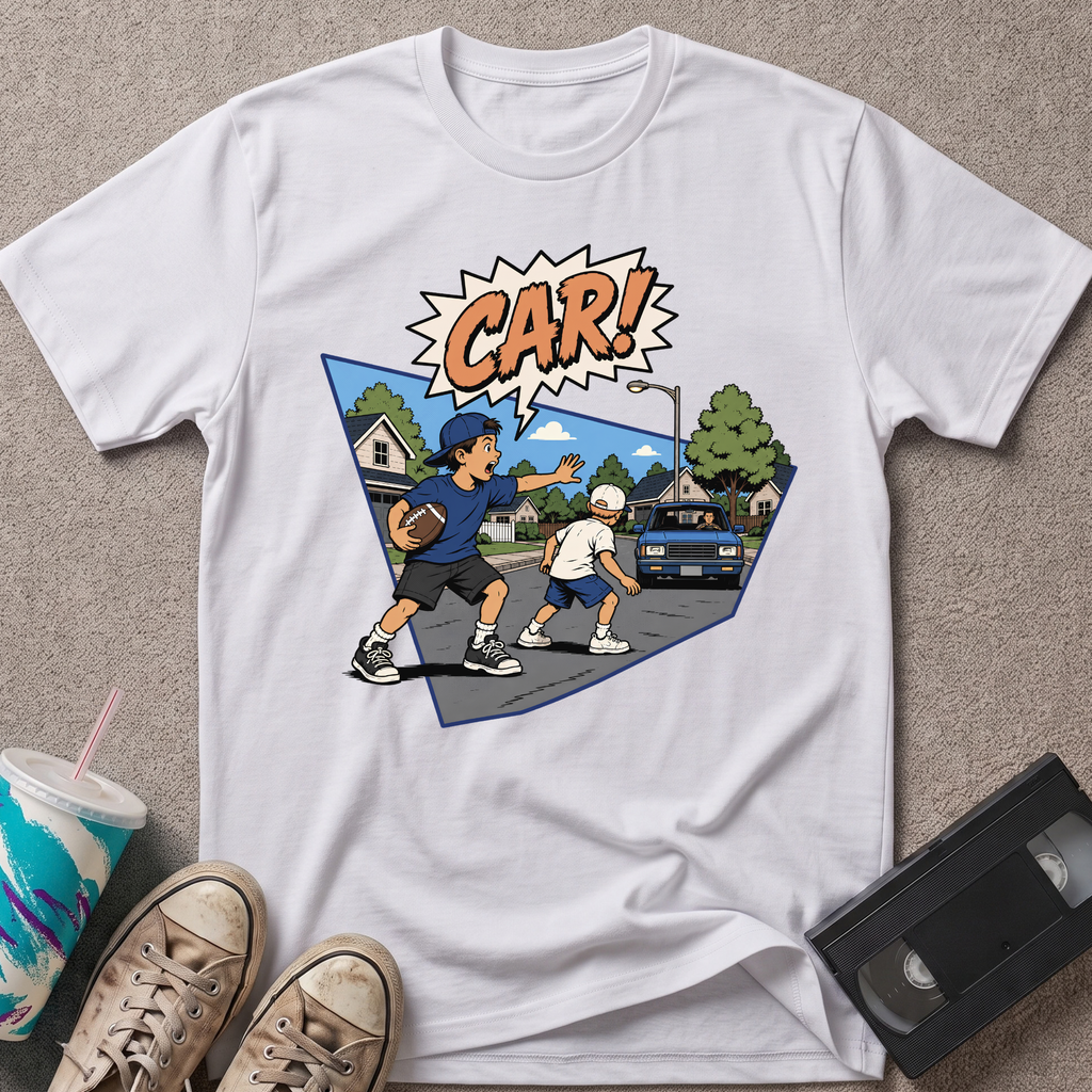 Kid Yells Car 4 T-Shirt