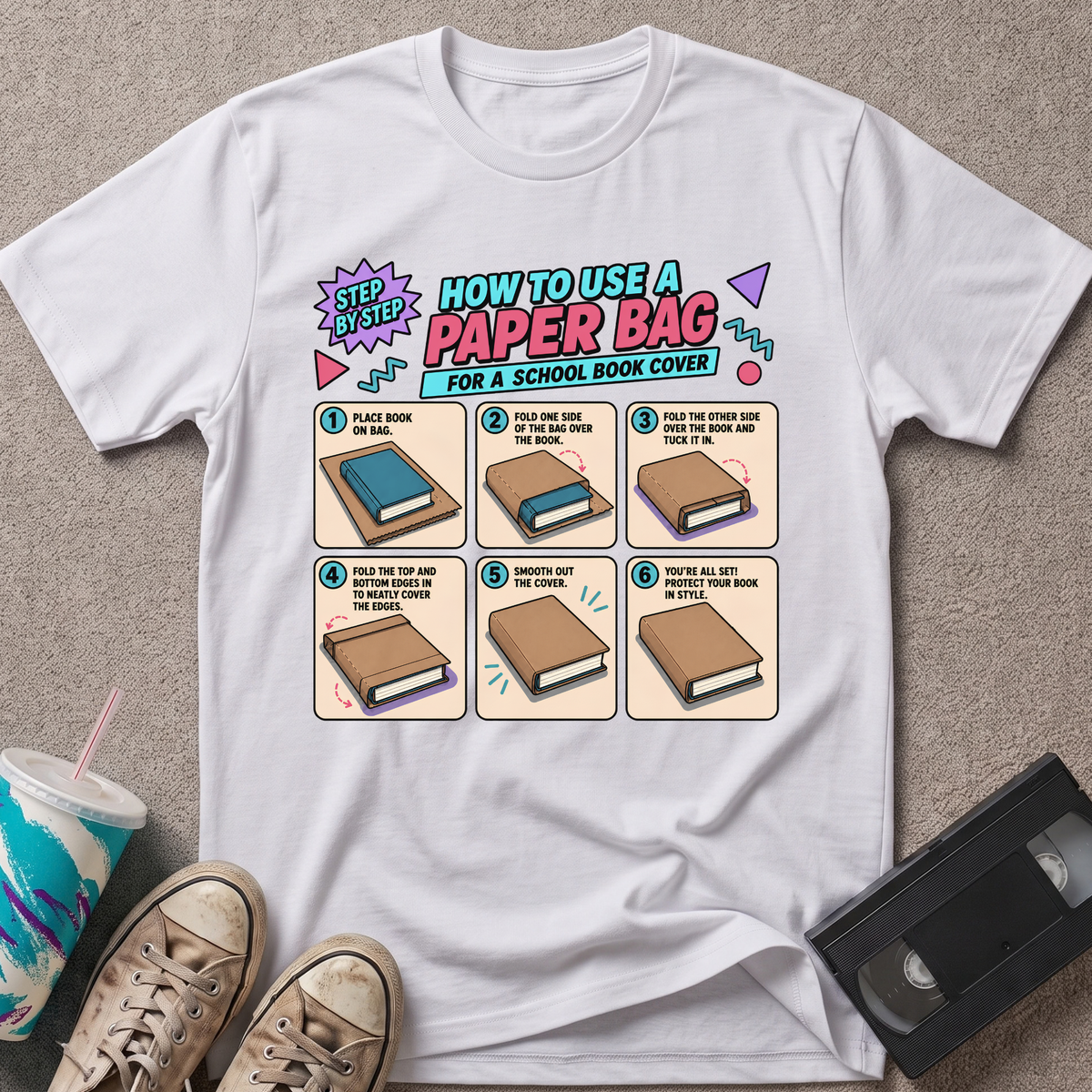 Paper Bag Book Cover T-Shirt