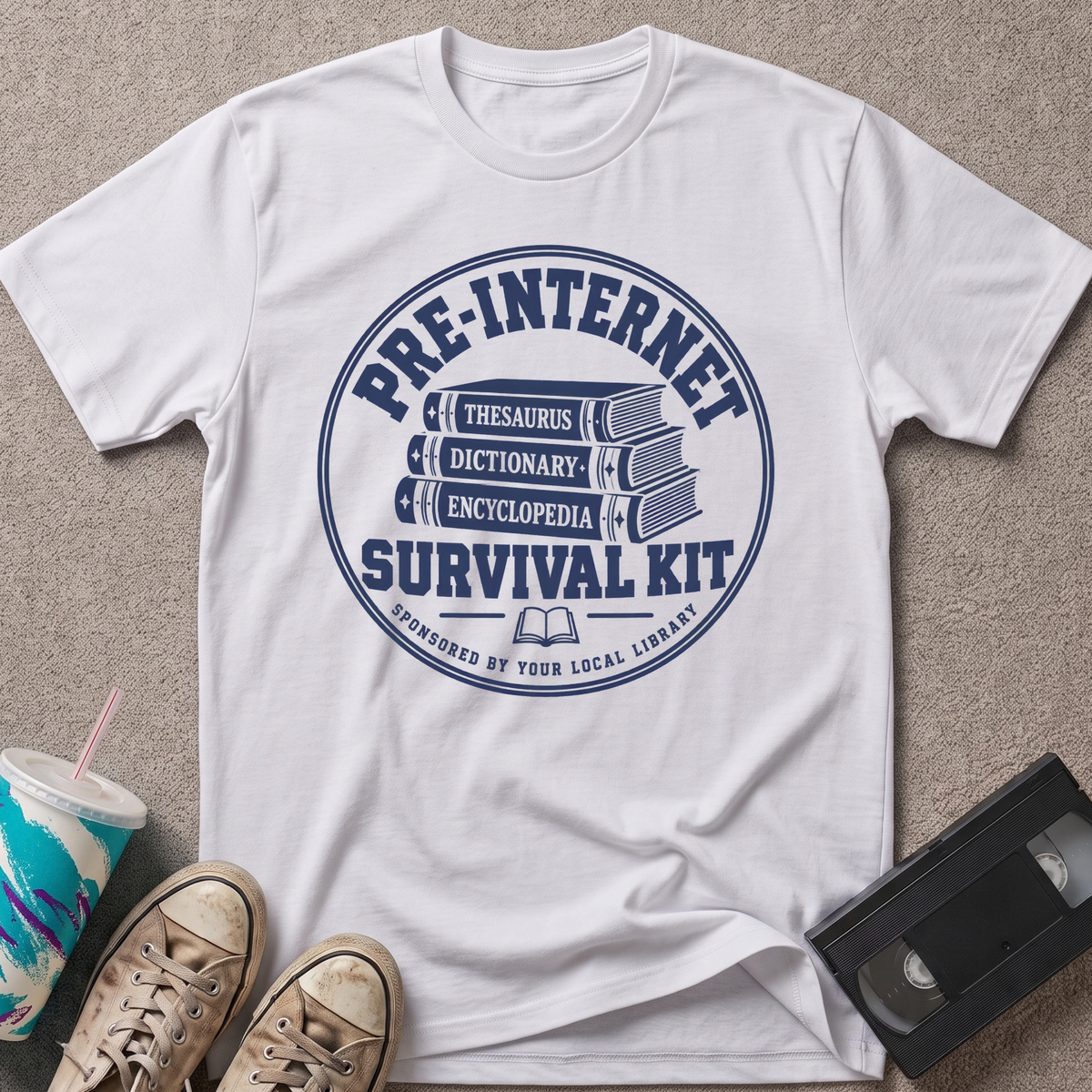 Pre-Internet Kit Badge T-Shirt