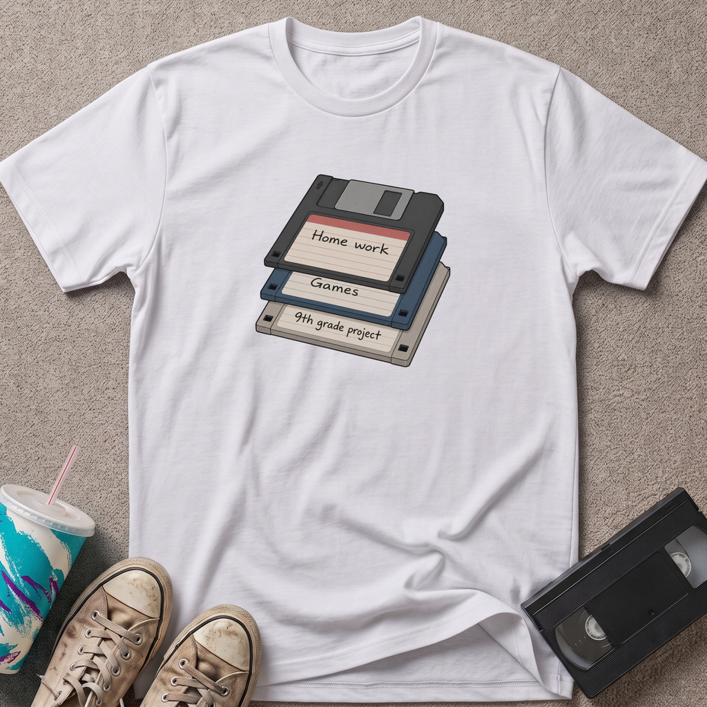 3 Floppy Disk T-Shirt