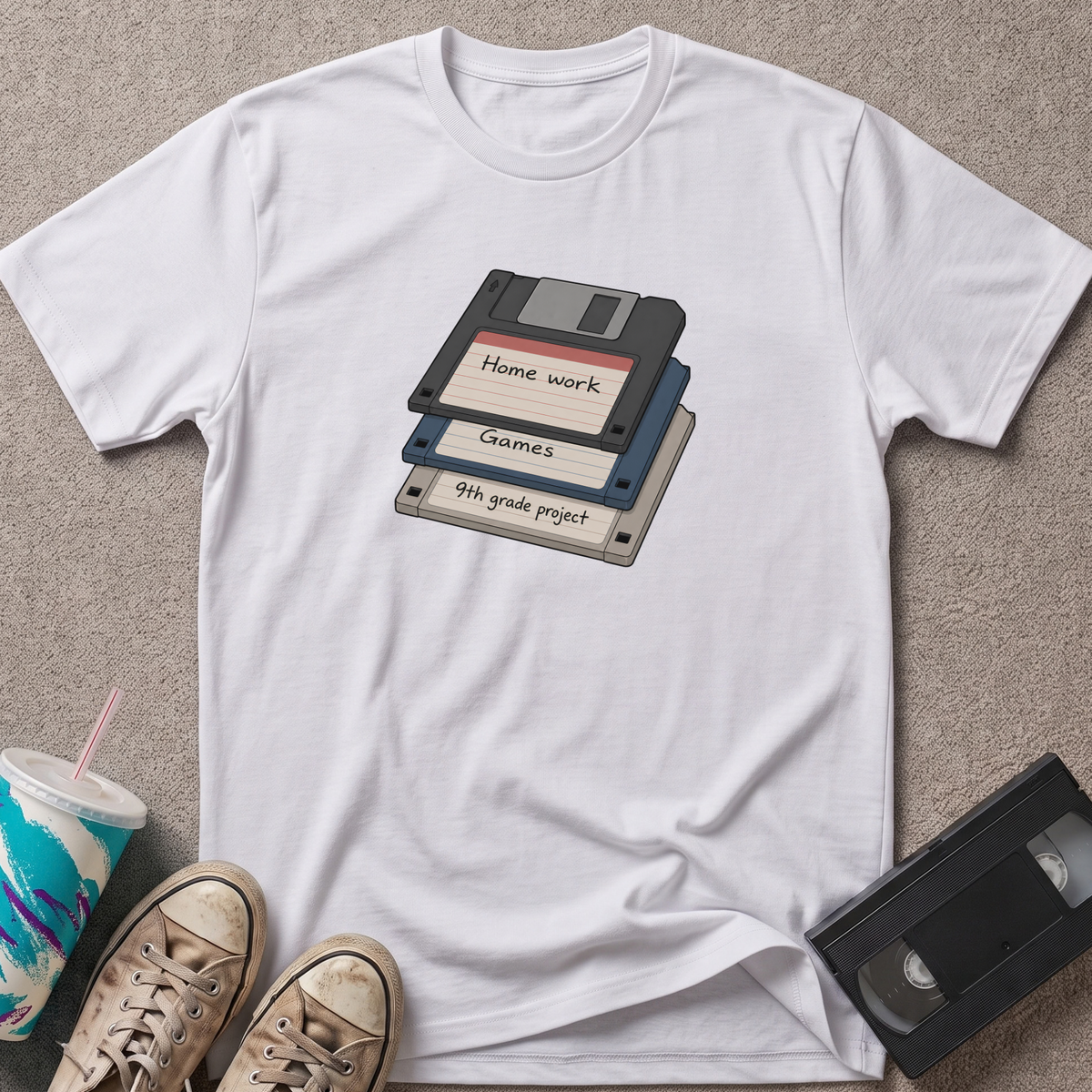 3 Floppy Disk T-Shirt