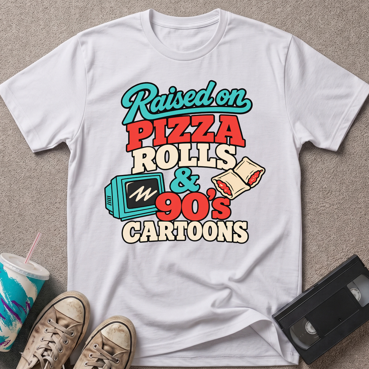 Raised on Pizza Rolls T-Shirt