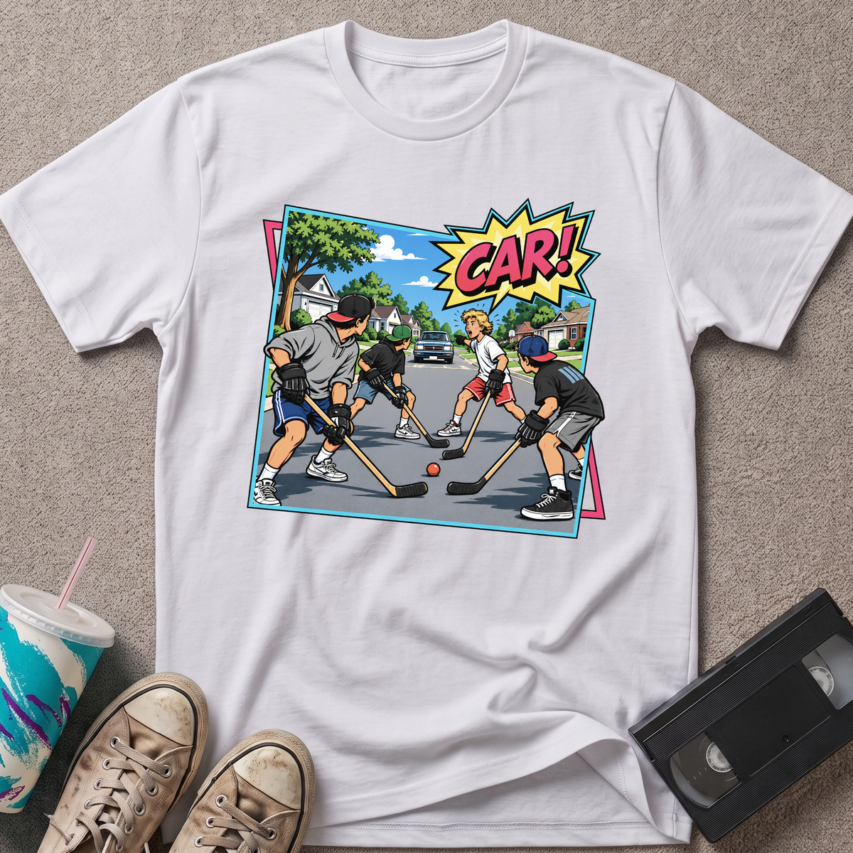 Kid Yells Car 3 T-Shirt