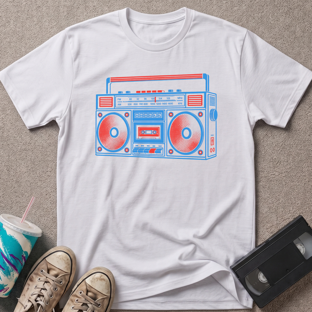Retro Boombox T-Shirt